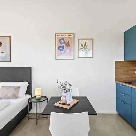 Apartmán Skyrise Mit Kueche, Wlan & Parkplatz - Ruhige Lage Bad Wörishofen