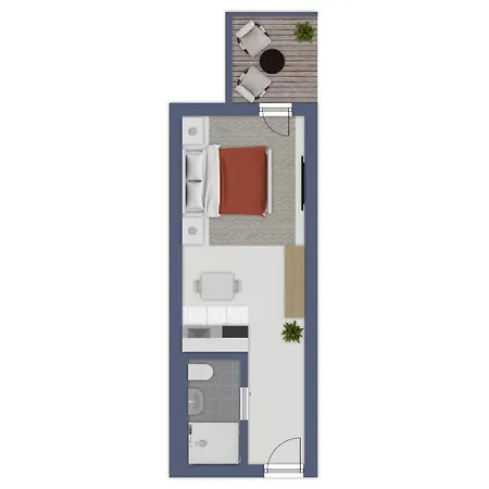 Skyrise Rammingen - Moderne Mit Kueche & Parkplatz Apartmán