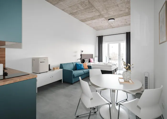 Lejlighed Skyrise Apartments Rammingen nahe Skyline Park und Therme modern und ruhig Bad Wörishofen
