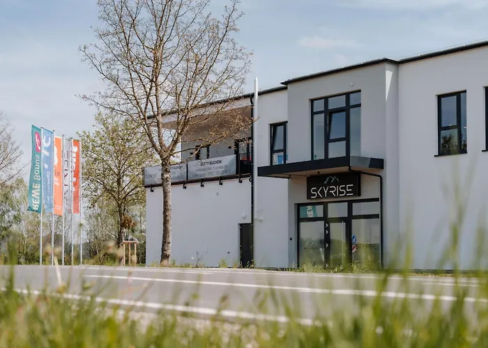 Skyrise Apartments Rammingen nahe Skyline Park und Therme modern und ruhig Lejlighed