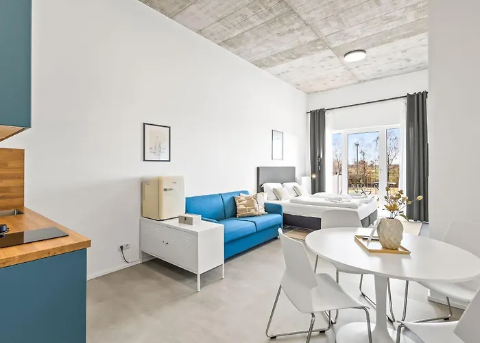 Apartment Skyrise Rammingen - Moderne Mit Küche&parkplatz